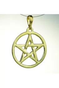Sotis Pentagram aurowy Ag925 + Au 24kar, 3,7g