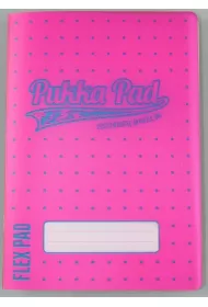 Zeszyt A5 Pukka Pad Flex Neon Pink kratka 60 kartek