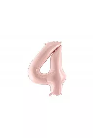 PartyDeco Balon foliowy 4 jasny r�owy 72cm