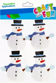 Craft with Fun Ozdoba dekoracyjna samoprzylepna Bawanki harmonijka Boe Narodzenie