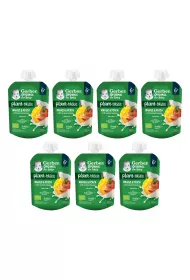 Gerber Organic Plant-tastic Deserek mango i brzoskwinia z musem kokosowym po 6 miesicu Zgrzewka 7 x 80 g Bio