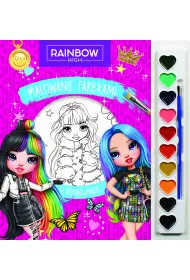 Malowanie farbkami. Rainbow High