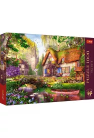 Puzzle 1000 el. Urocza chatka w lesie Trefl