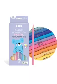 Interdruk Kredki owkowe trjktne BB PASTEL 12 szt.