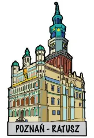 Magnes ART Pozna� - drewniany MIX