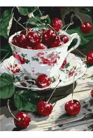 Ideyka Malowanie po numerach - Wi�niowa rozkosz 30x40cm