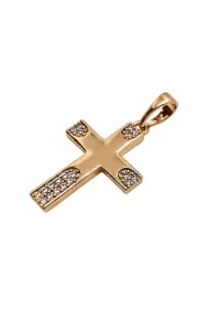 Zawieszka krzy� z�ota 23x15mm