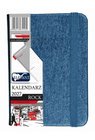 Kalendarz 2027 Rock A7 tygodniowy per�owy