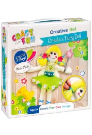 Craft with Fun Zestaw kreatywny Lalka 20x20x5cm