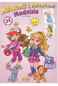 Malowanki z nalepkami. Modnisie