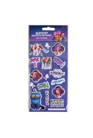 KIDS EUROSWAN Zestaw puszystych naklejek K-POP Demon Hunters KD711438