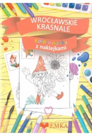Wroc�awskie krasnale kolorowanka z naklejkami