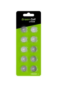 Green Cell Bateria Guzikowa 10x CR2032 3V 220mAh