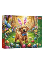 Puzzle 500 Premium Plus Wielkanocny piesek TREFL
