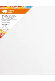Happy Color Podobrazie bawe�niane impregnowane bia�e 40x50cm, 4mm