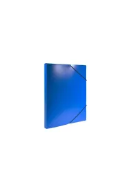 Biurfol Teczka z gumk� A4 PP pud�o niebieska 2cm