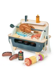 Grill drewniany BBQ z akcesoriami Tender Leaf Toys