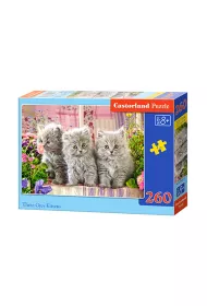 Puzzle 260 el. Three Grey Kittens Castorland