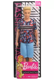 Barbie Ken Fashionistas niebieskie spodenki Mattel