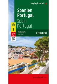 Mapa Hiszpania Portugalia 1:700 000