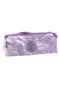 LeanToys Pi�rnik szkolny jednokomorowy fioletowy 21.5cm