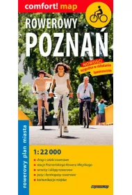 Rowerowy Pozna� laminowany rowerowy plan miasta