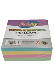 Alfa Pastello Kostka nieklejona kolorowa 85x85mm 370 kartek