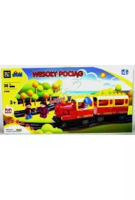 Klocki Blocki Klocki Weso�y Poci�g na baterie Mubi Blocki 36elem. 3+ (6188D)