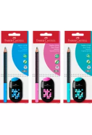 Faber-Castell Zestaw o��wek + temper�wka z gumk�