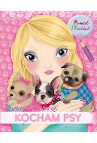 Kocham psy Rysuj i koloruj