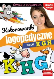 Kolorowanki logopedyczne g�oski K G H