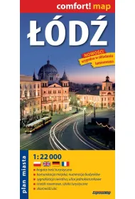 ��d�. Plan miasta. Laminowany. 1:22 000