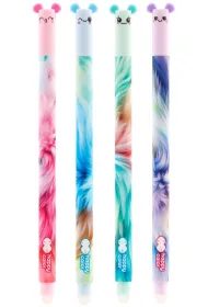 Paczka D�ugopis wymazywalny Uszaki Fluffy 0.5mm niebieski Happy Color 12szt.