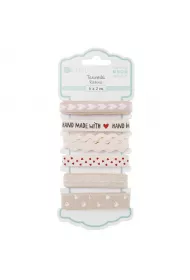 dpCraft Tasiemki bawe�niane handmade with love 6 x 2m
