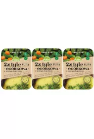 Purena Zupa Ogrkowa ze wieym koperkiem zagszczona Zestaw 3 x 350 g