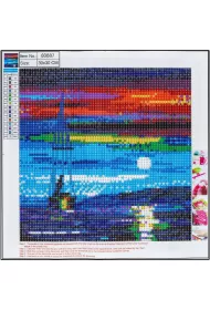Centrum Diamentowa mozaika - Pe�na - Sea 30x30cm