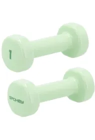 Spokey Zestaw hantli winylowych Shape 2 x 1 kg