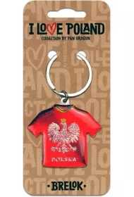 Pan Dragon Brelok Polska koszulka - i love poland A