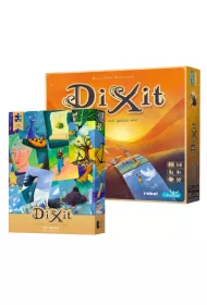 Pakiet: Dixit, Puzzle 1000 el. Dixit: Blue MishMash z unikatow kart do gry Rebel