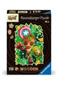 Puzzle 150 Marvel Groot Wooden Ravensburger