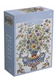 Puzzle 1000 Art on Tiles 2 Vase of Blooms Interdruk