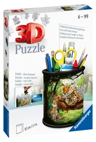 Puzzle 54 el. 3D Przybornik Dzika przyroda Ravensburger