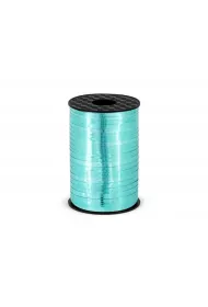 PartyDeco Wst��ka plastikowa turkusowa 5 mmx225m