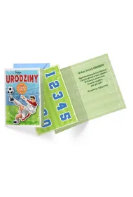 Kukartka Karnet B6 Urodziny dzieci�ce (wymienne cyfry)