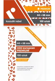 Koszulki na karty Rebel Mini European Premium 44 x 68 mm 100 szt.