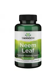 Swanson Neem Leaf 500 mg - Miodla Indyjska Suplement diety 100 kaps.