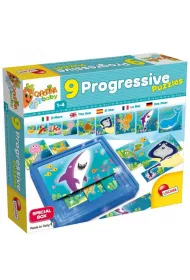 Puzzle progresywne 9 el. Carotina Baby Ocean Lisciani