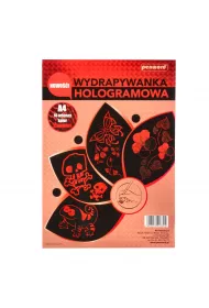 Penword Wydrapywanka A4 Holograf 427345 czerwona