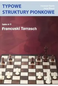 Typowe struktury pionkowe. Tabela nr 3 Francuski..
