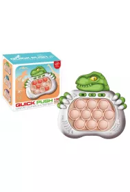Gra sensoryczna dinozaur zielona LeanToys